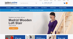Desktop Screenshot of ladders-online.com